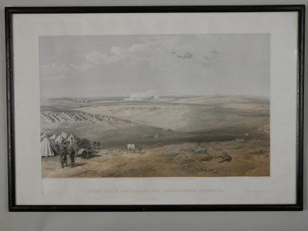 Distant view of Lord Raglan's Headquarters before Sebastopol