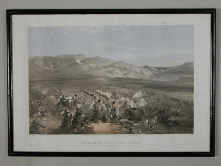 Charge of the heavy cavalry brigade. 25th October 1854