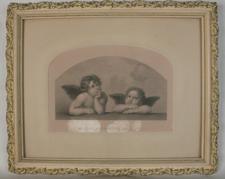 Two Angels from The Sistine Madonna (after Raphael)