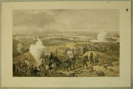 A hot day in the batteries: Plate 34
