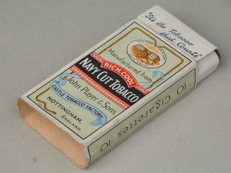 Cigarettes manufactured from Navy Cut Tobacco by John Player