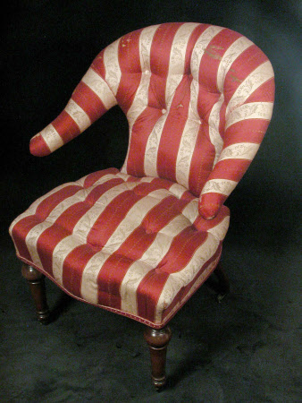 Upholstered armchair