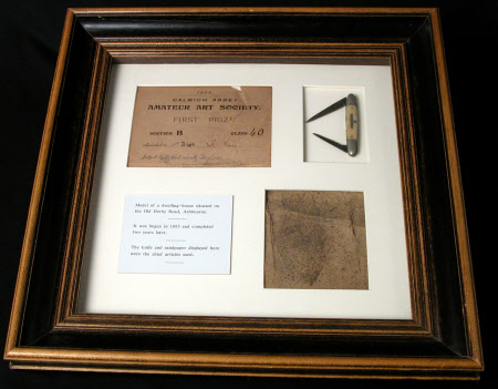 Framed certificate