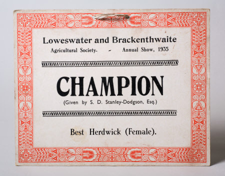 Show certificate