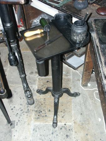 Inking table