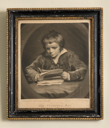 The Studious Boy (or Boy Holding a Pen) (after Sir Joshua Reynolds)