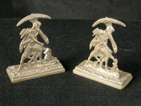 Robinson Crusoe sowing Seeds, whilst carrying a Palm Parasol