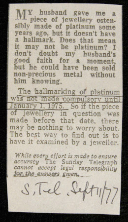 Newspaper cutting