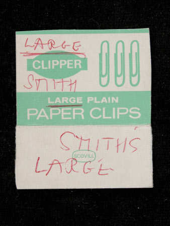 Cardboard box fragment