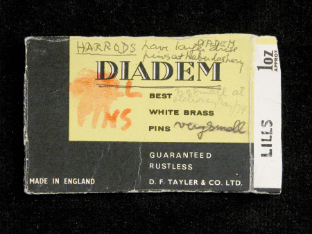 Cardboard box fragment
