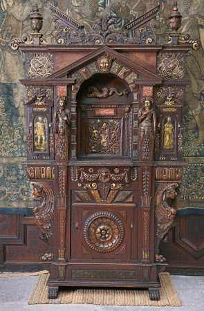 Hardwick Hall's so-called 'du Cerceau' Cabinet - circa 1570