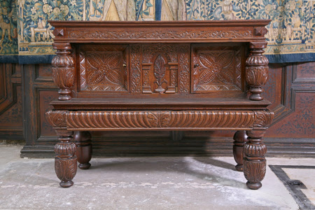 Standing livery cupboard