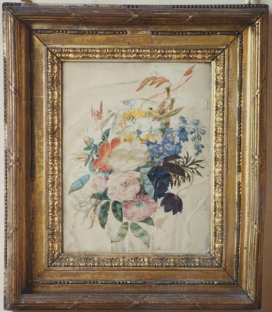 Still Life of Roses, Narcissi, Delphinium and Anemone 