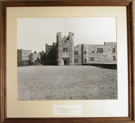 Entrance front fulfilled dream of Mr.Drewe to live in a baronial fort