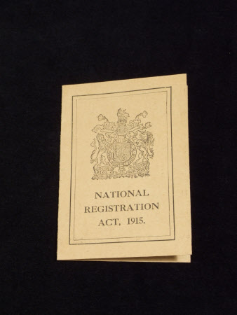 Registration card