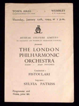 Concert programme