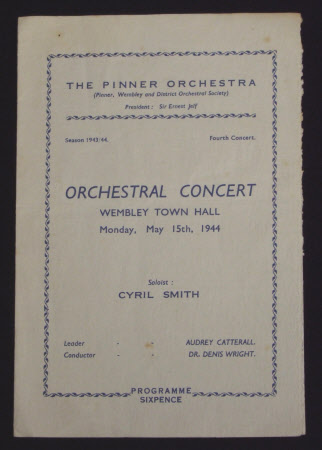 Concert programme