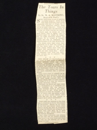 Newspaper clipping