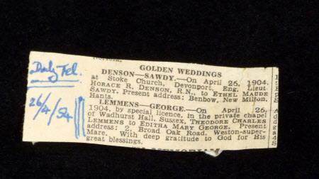 Newspaper clipping