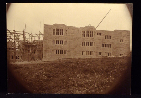 North Wing nearly complete, work proceeding on South Wing and Library, Castle Drogo, Devon