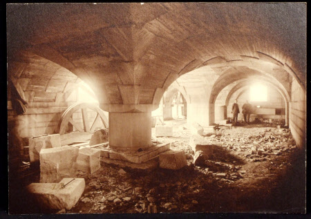Main Foundations for Great Hall (later Chapel and Gun Room), Castle Drogo, Devon