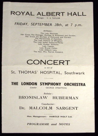 Concert - The London Symphony Orchestra - Royal Albert Hall on Friday 28th September