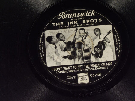 Side;1) Hey Doc! Side;2) I' Don't want to set the World on Fire
