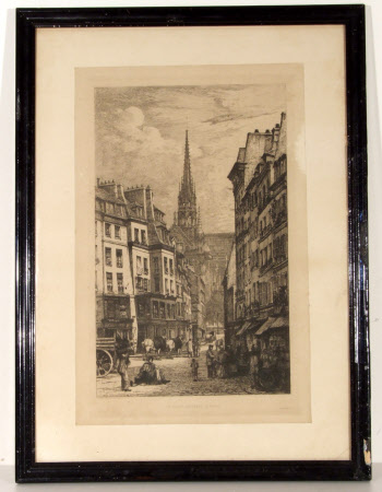 La Place Maubert, a Paris (after Louise Eudes de Guimard) 