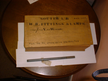 Lamp box lid