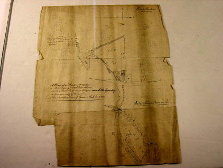 Plan/map of a field at Manthorpe Lodge. Lincolnshire, belonging to the Earl Brownlow. Sited in ...
