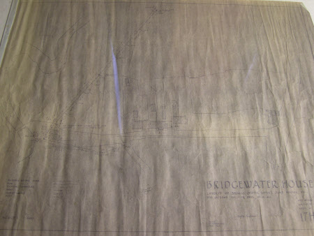 Map/plan showing the land surrounding Bridgewater House Belton, Lincolnshire. Details are marked of ...