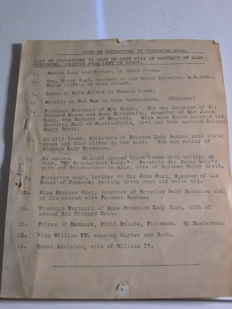 Contents list