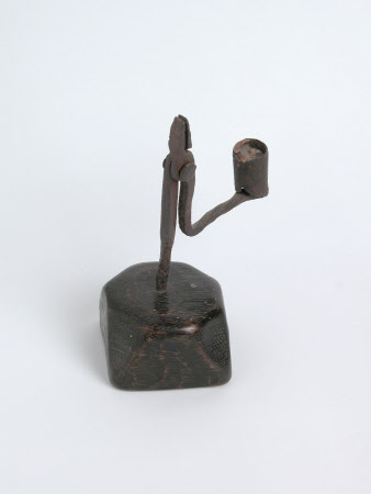 Rush light holder