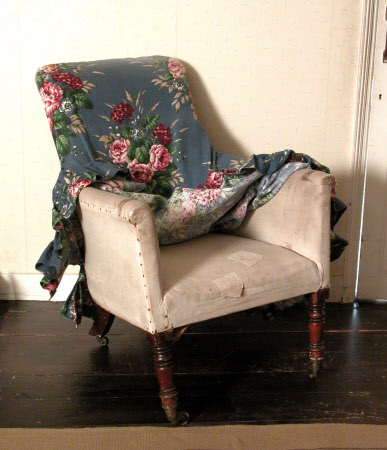 Upholstered armchair