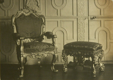 'Chair and Stool', Knole Kent