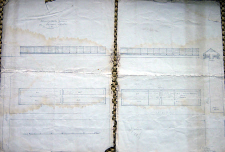 Blickling Hall Gardens - Plans, Elevations and Sections for 4 houses