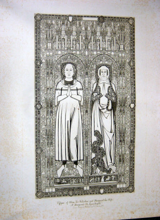 Effigies of Adam de Walsoken (d.1349) and Margaret his wife in St Margaret's Church, King's Lynn 