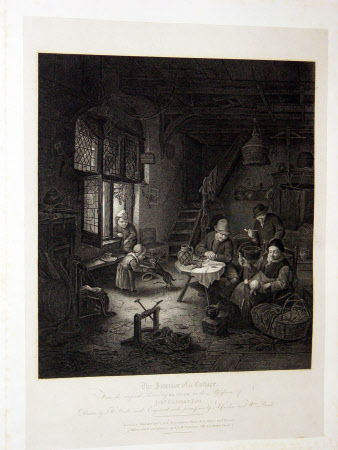 Interior of a Cottage (after Adriaen van Ostade after William Thomas Strutt)