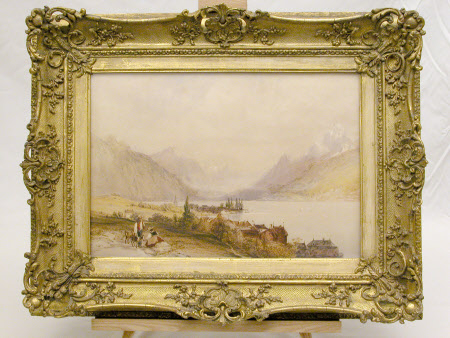 View of a Lake in the Alps (Verey) (after William Callow)