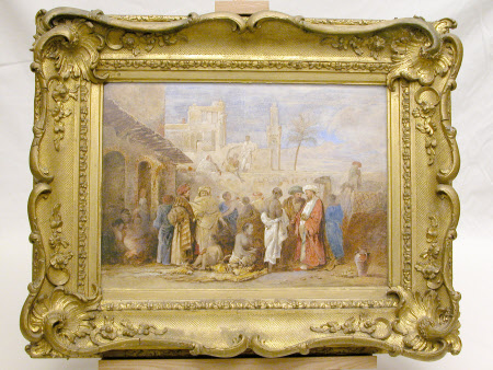 A Slave Market in Cairo (after William James Müller)
