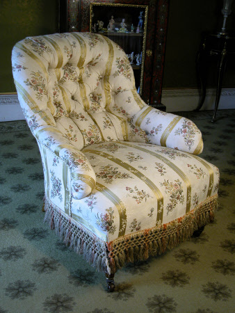 Upholstered armchair