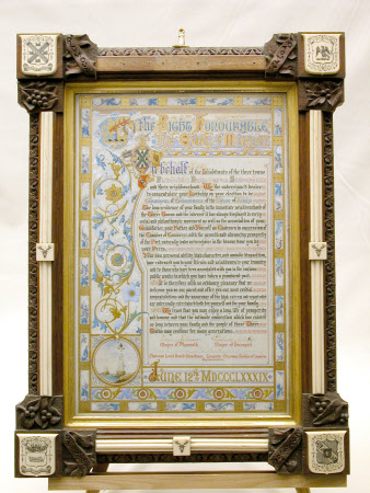 Illuminated address