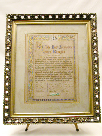 Illuminated address
