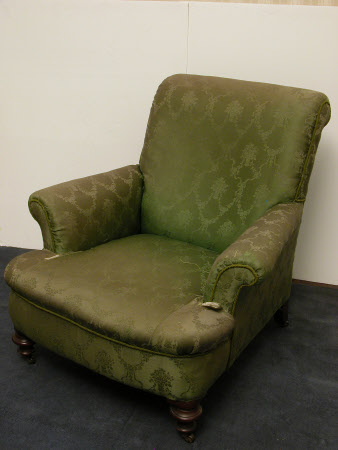 Upholstered armchair