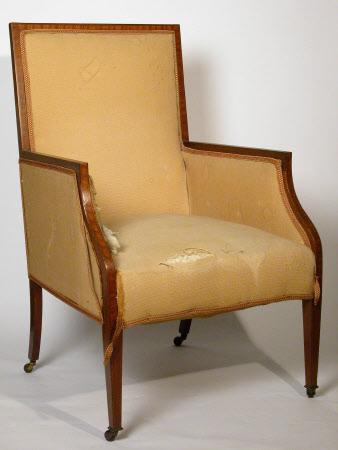 Upholstered armchair