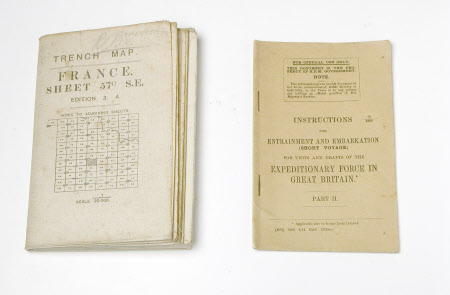 Trench map for France/Sheet 57c S.E./Edition 3.A.