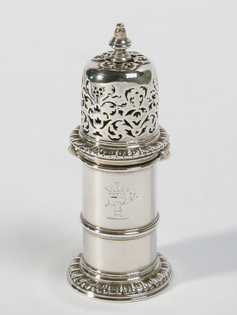 Pair of small pepper casters