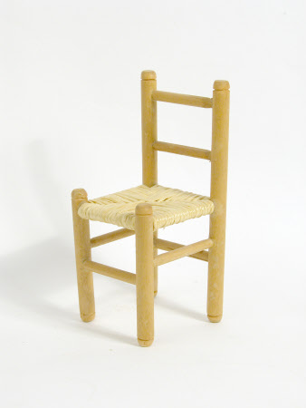 Miniature high backed chair