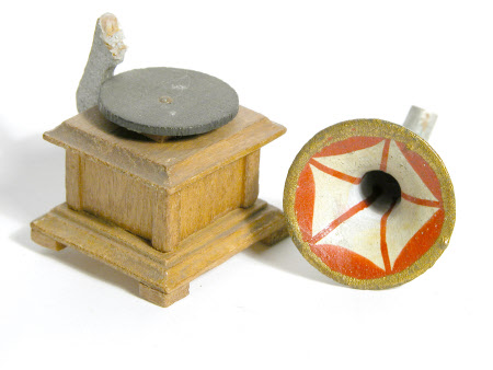 Miniature gramophone