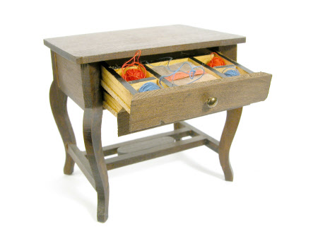 Miniature sewing table